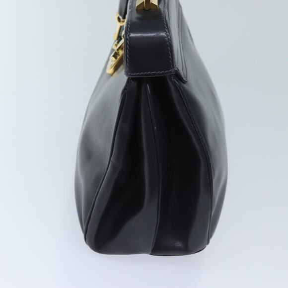 GUCCI Ready Lock Hand Bag Leather Navy 000 406 000 406 - Picture 4 of 16